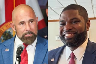 El vicegobernador de Florida atacó con un expediente al favorito de Trump