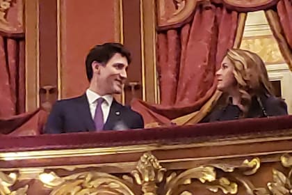El primer ministro canadiense Justin Trudeau y su esposa Sophie Grégoire