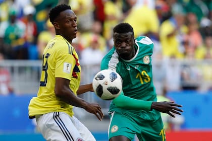 Colombia frente a Senegal