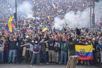 Colombia. Una multitud se manifiesta en Bogotá durante la huelga general del miércoles pasado