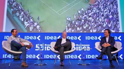 Marcos Galperin (Mercado Libre), Paolo Rocca (Techint) y José Del Rio (LA NACION)