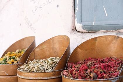 Colores y sabores intensos de Marruecos. 