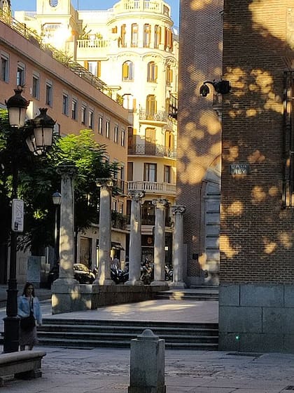 Columnas de la casa de las Siete Chimeneas