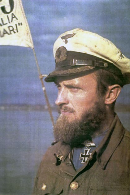 Comandante del submarino alemán U-177, Robert Giese (1911-1989). Imagen ilustrativa
