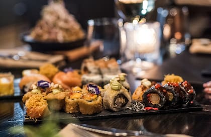 Combinado de rolls de SushiClub