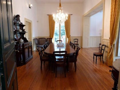 Comedor de la Quinta Los Ombúes.