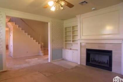 Comedor original de la vivienda. Imagen: HGTV