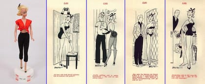 Comenzó como el personaje de una tira cómica diseñada por Reinhard Beuthien para el tabloide alemán, Bild-Zeitung, unos años antes, en 1952; su primer boceto era un bebé ingobernable, pero no tuvo éxito así que Beuthien le agregó una cola de caballo y cuerpo de mujer y así llegó a convertirse en Lilli