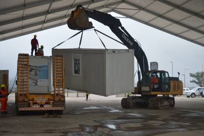 Comenzó la construcción de un hospital de campaña en Jujuy