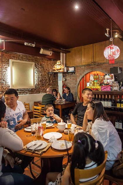 Comer en el barrio chino, Buenos Aires