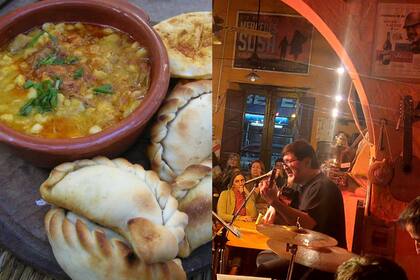 Comida casera, fuego encendido y folklore: la experiencia completa