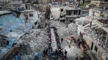 "Comida en las calles", de Mouneb Taim, muestra un sector de Siria devastado por la guerra