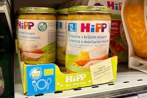 Comidas de la marca HIPP. (AP foto/Stanislav Hodina)