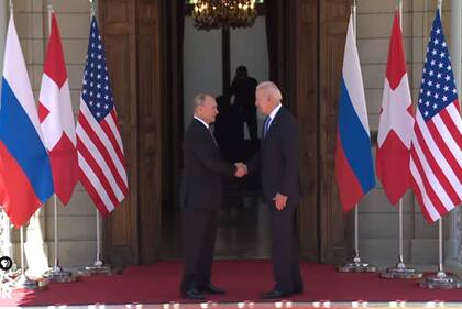 Joe Biden y Vladimir Putin