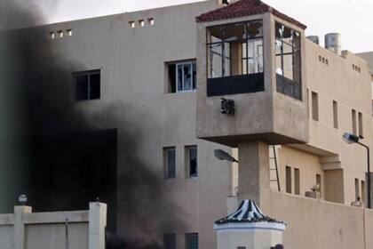 Comisarías de policía como esta en al-Arish, en el Sinaí, ardieron durante el alzamiento de 2011.