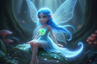 Cómo activar el “modo hada azul” de WhatsApp