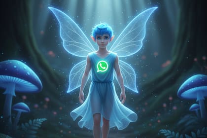 Cómo activar el "modo hada azul" de WhatsApp