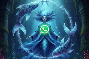 Cómo activar el "modo Piscis" de WhatsApp