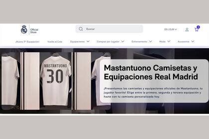 Cómo comprar la camiseta de Franco Mastantuono en el Real Madrid
