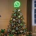 Cómo activar el "modo árbol de Navidad" en WhatsApp