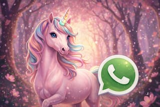 Cómo activar el "modo unicornio rosa" de WhatsApp