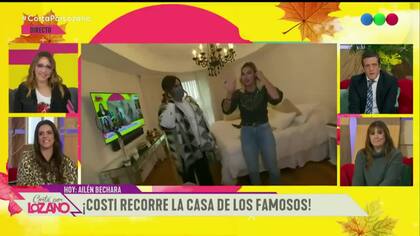 Como cronista, Costa entrevistaba a los famosos en sus casas y se animaba a abrir cajones y placards