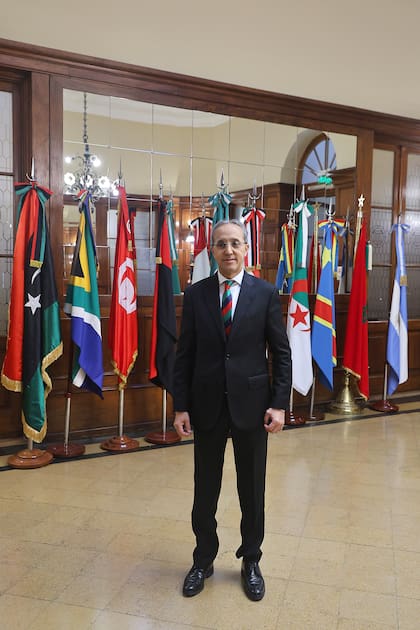 Como decano de los Países Africanos en Argentina, el embajador Fares Yassir fue el encargado de dar el discurso