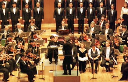 Ozawa fue director de la Sinfónica de Boston durante treinta años