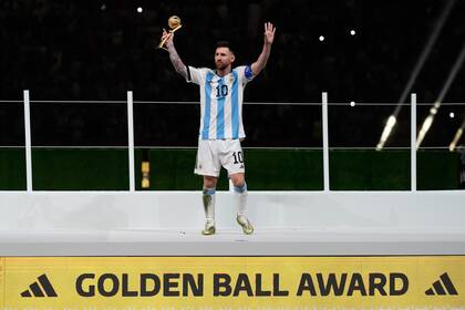 Como en Brasil 2014, Lionel Messi recibió el Balón de Oro al Mejor Jugador del torneo