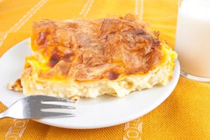 Como en Suiza, receta de la torta de queso picante.