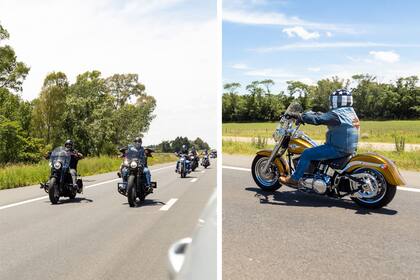 Como en todos los encuentros de Harley Davidson, la vuelta es libre: no hay caravana y cada uno se va por las suyas y cuando quiere