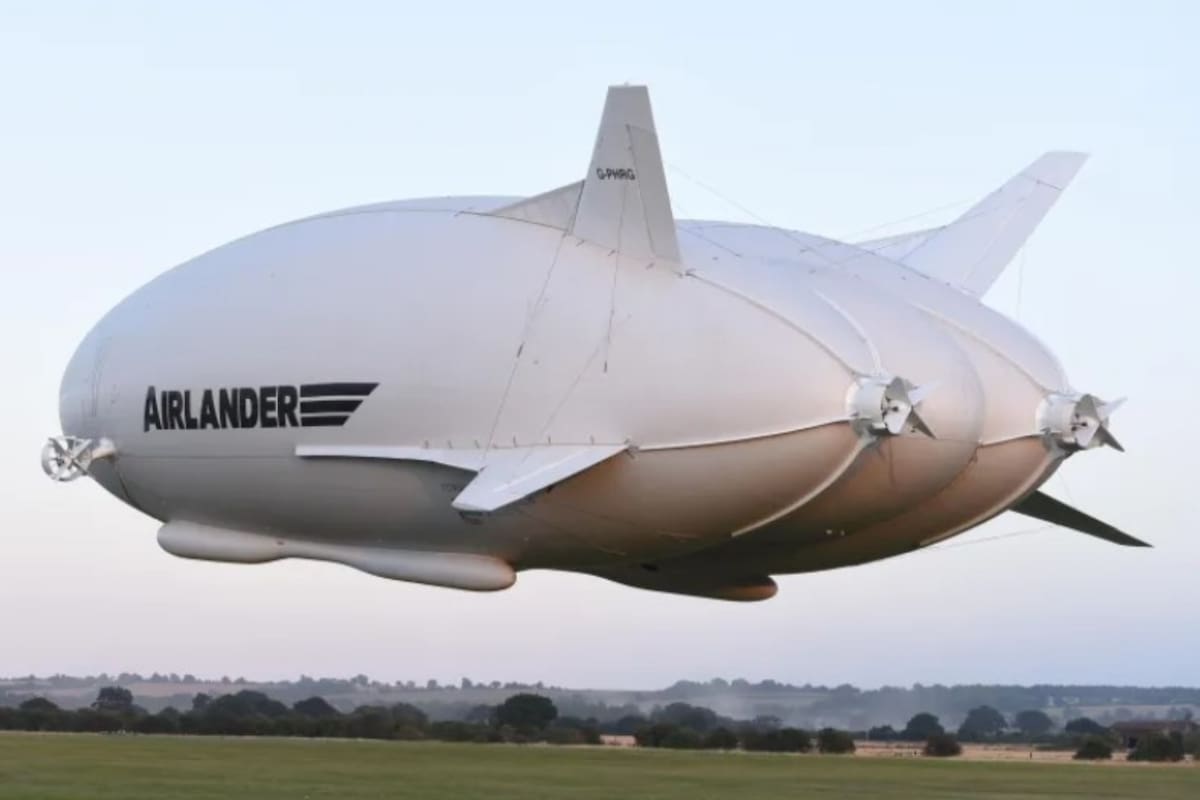 Así es “el vagabundo del aire”, el avión más grande del mundo que ya hizo su vuelo de prueba