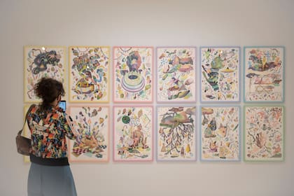 Doce acuarelas relatan la historia de un apocalipsis y el nacimiento de una comunidad creativa