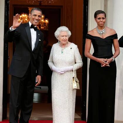 Los Obama recibieron a la reina Isabel II en Windfield