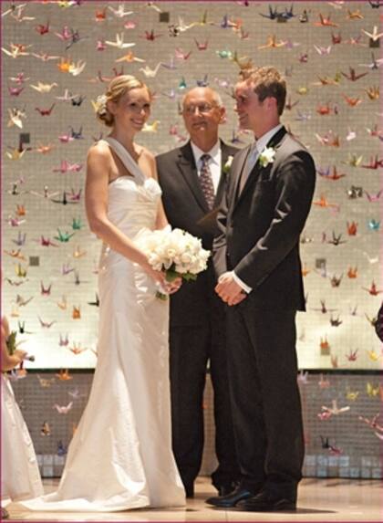 Como fondo para la ceremonia