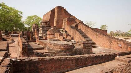 Uno de los edificios de la biblioteca de Nalanda se elevaba "hasta las nubes", según un erudito contemporáneo.