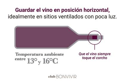 ¿Cómo guardar el vino?