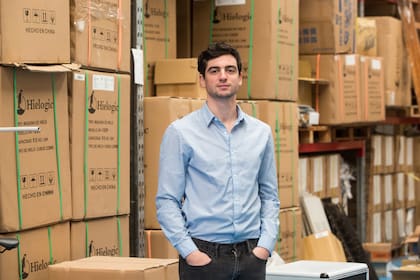 Joaquín Tantessio, gerente de la fábrica de filtros de agua Argenfil