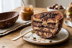 El huevo de Pascua relleno de chocotorta que vas a amar y es ideal para compartir en familia