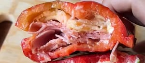 Así es la receta viral del sándwich de morrón para reemplazar las harinas