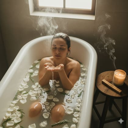 Cómo hacer un baño de descarga y activación para la claridad mental en el portal 12/12