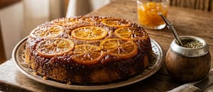 Cómo hacer la torta invertida de naranja, un clásico para el mate de la tarde