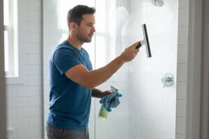 Cómo limpiar la mampara y no frustrarse en el intento (Foto: IA)