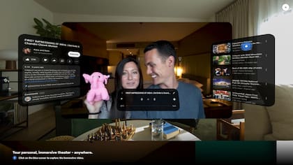Como Meta y Apple, Google imagina a los anteojos de realidad extendida como una herramienta para tener una oficina íntima en cualquier lado