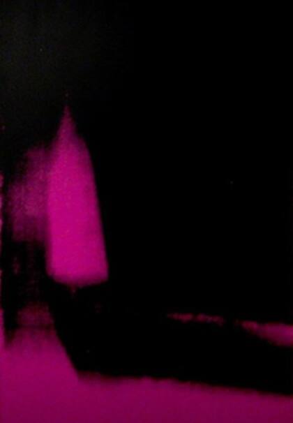 Como objeto inspirador, De Diego eligió las Sombras de Andy Warhol (en la foto, detalle), una serie de 102 lienzos serigrafiados que el artista realizó en 1978, a los 50 años.