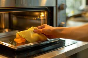 Cómo realizar este truco para dejar el horno impecable