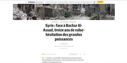 Cómo reflejaron los medios del derrocamiento de Bashar al-Assad