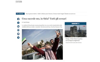 Cómo reflejaron los medios del derrocamiento de Bashar al-Assad