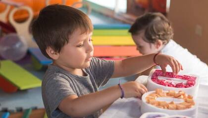 Como Romi no habla tiene una carpeta de pictogramas que cuenta con secciones de comidas, programas de televisión, dispositivos electrónicos y fotos de familiares.