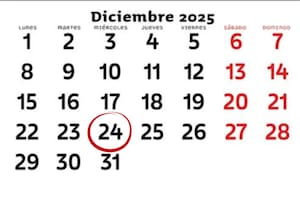 ¿Es feriado el miércoles 24 de diciembre?